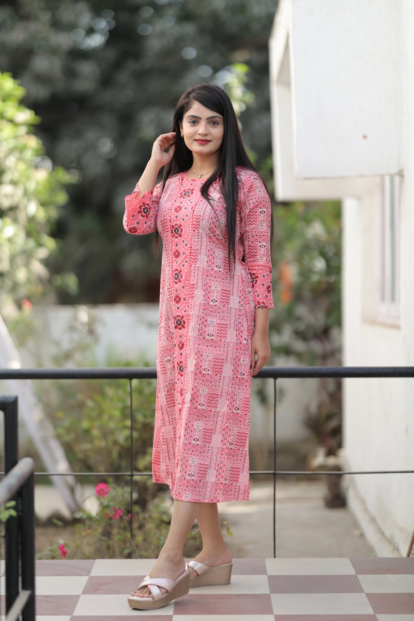 Printed Readymade Pure Cotton Kurti