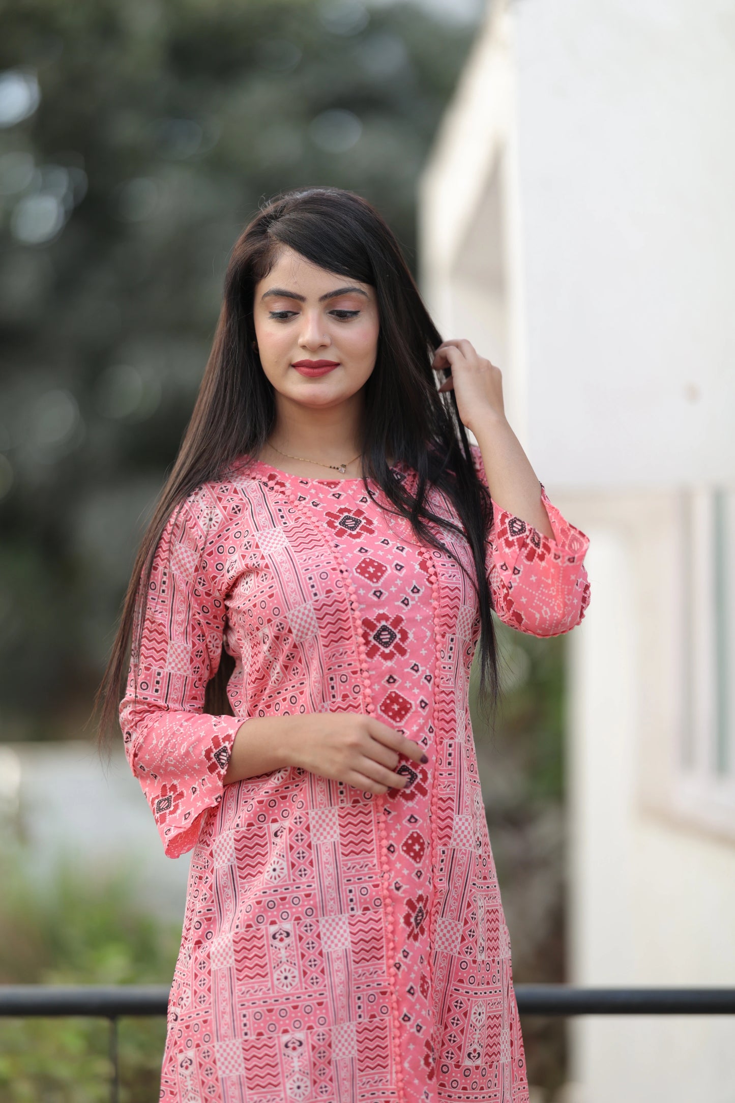 Printed Readymade Pure Cotton Kurti