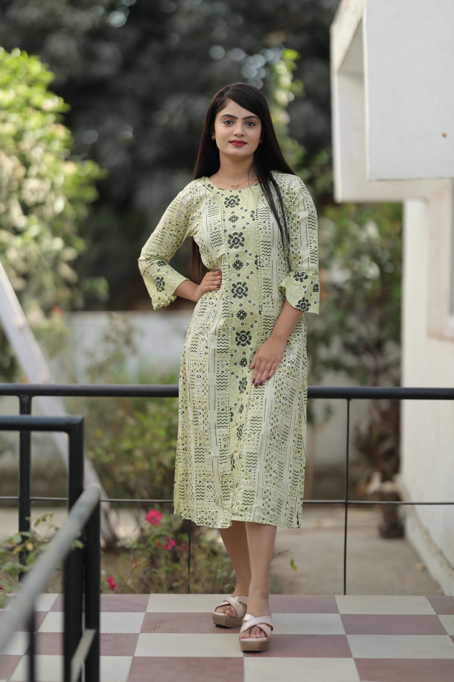 Printed Readymade Pure Cotton Kurti