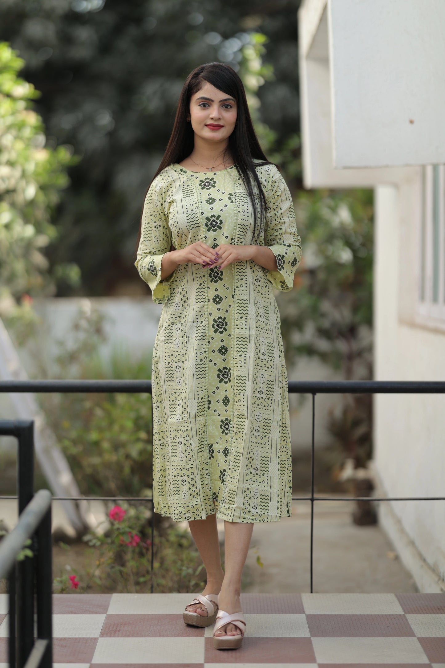 Printed Readymade Pure Cotton Kurti