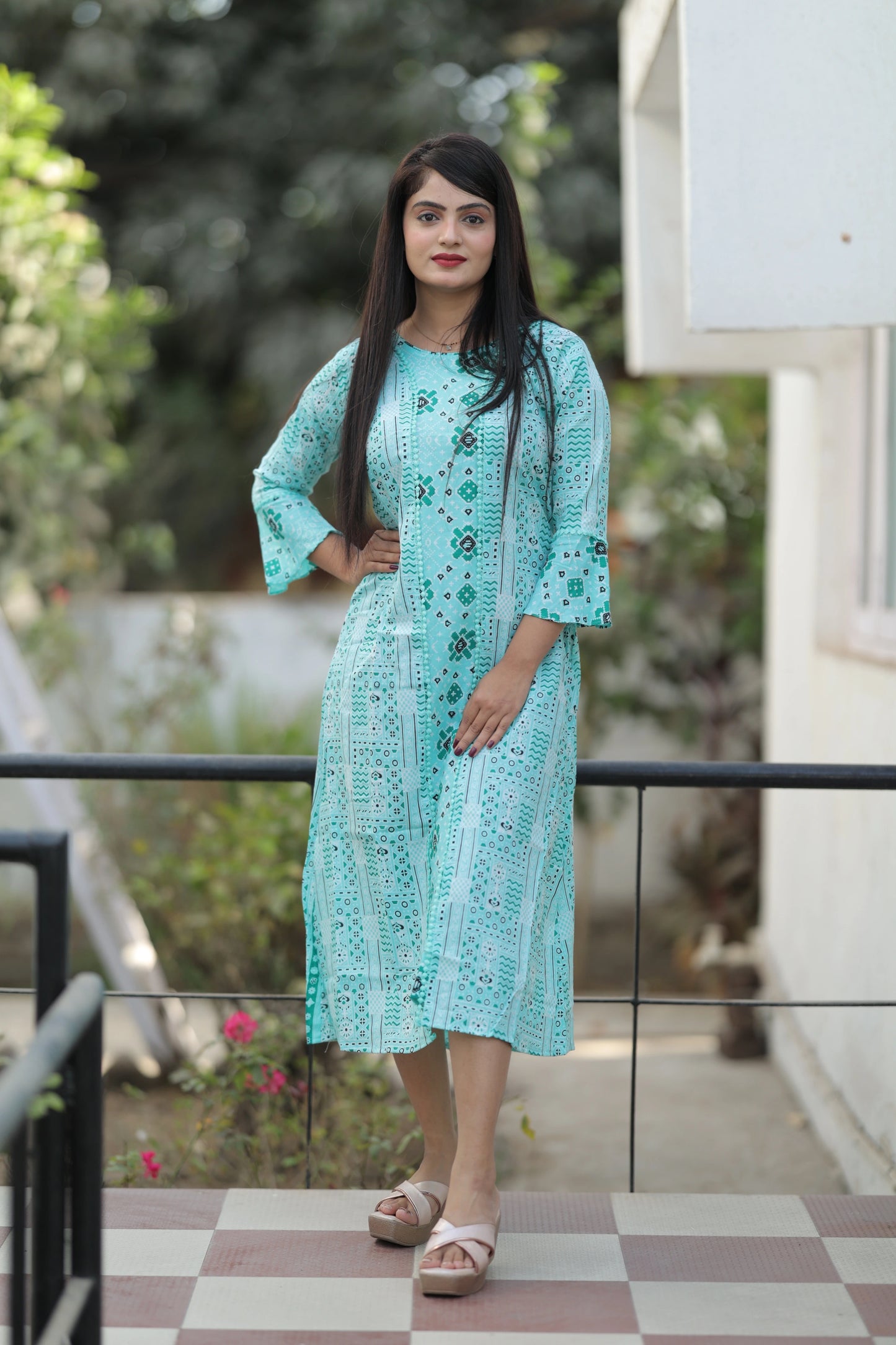 Printed Readymade Pure Cotton Kurti