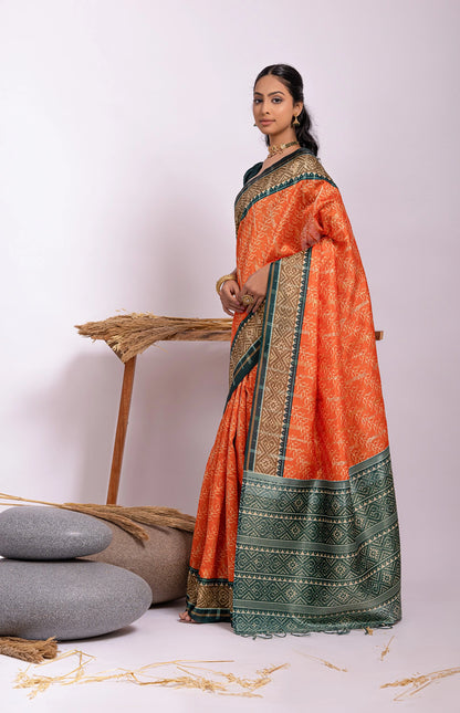 Tussar Silk Designer Saree