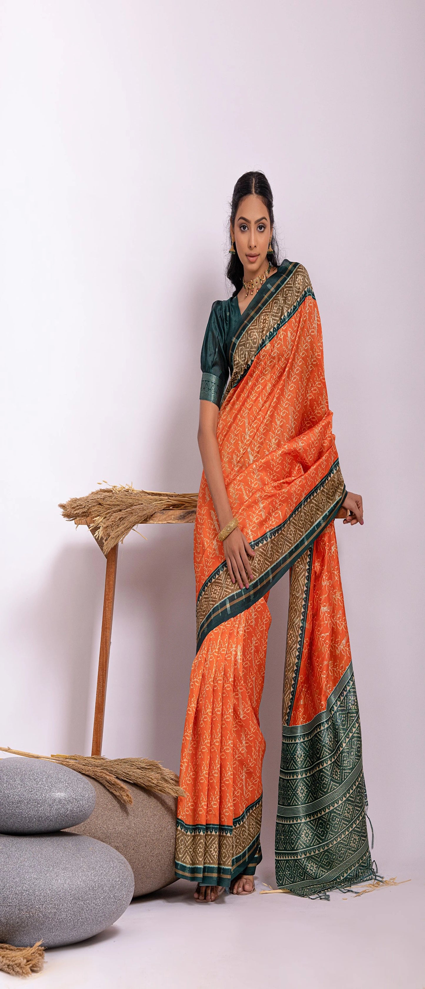 Tussar Silk Designer Saree