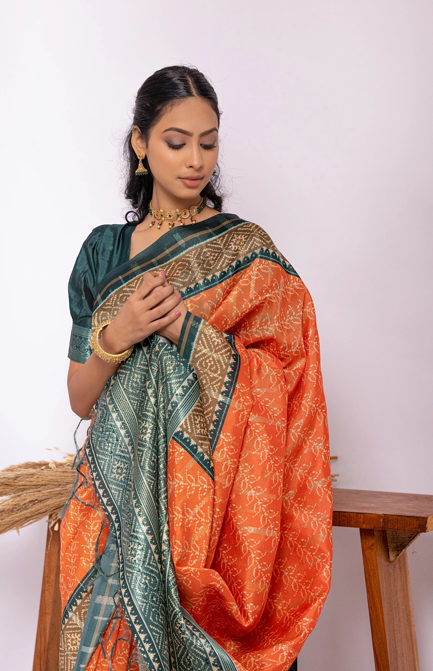 Tussar Silk Designer Saree