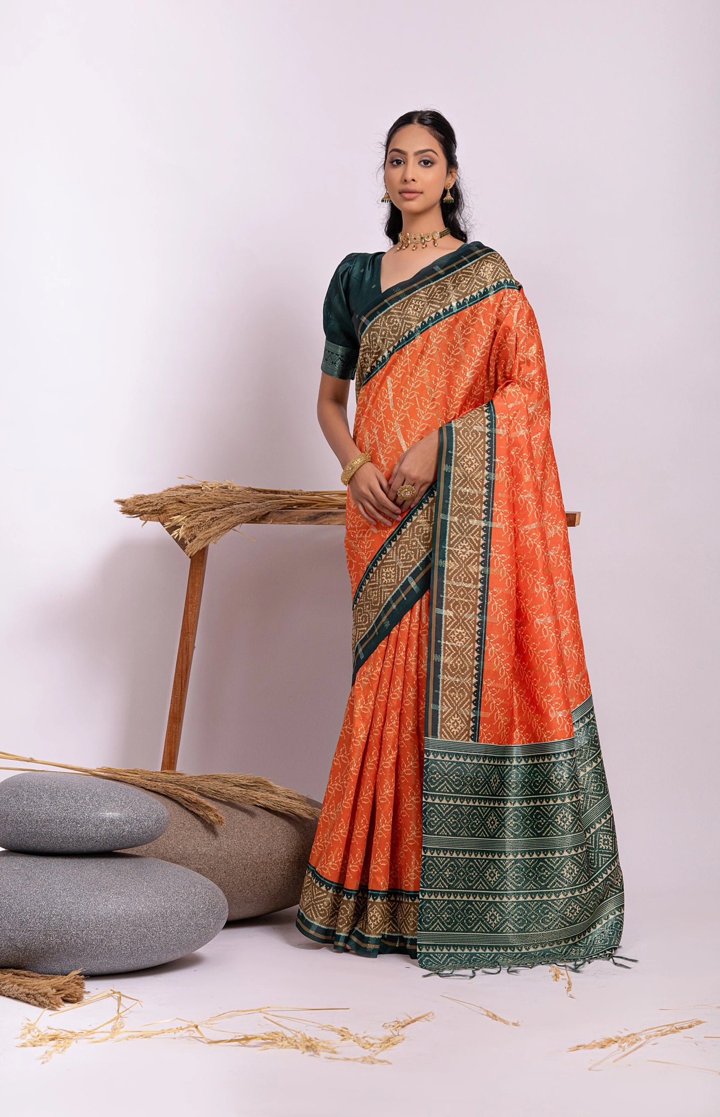 Tussar Silk Designer Saree