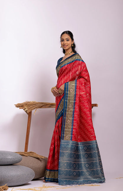 Tussar Silk Designer Saree