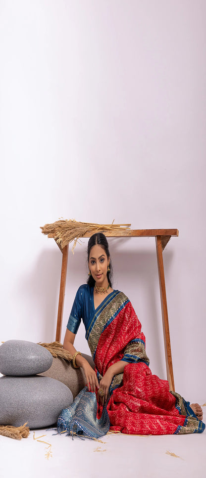 Tussar Silk Designer Saree