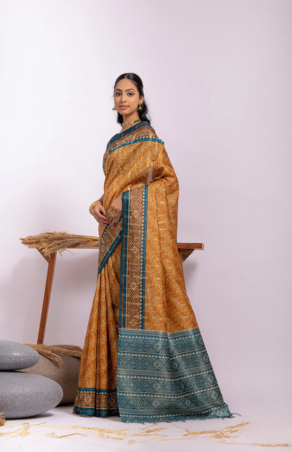 Tussar Silk Designer Saree