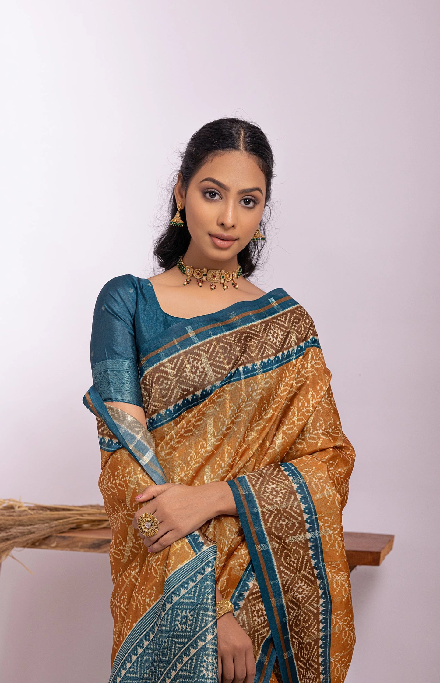 Tussar Silk Designer Saree