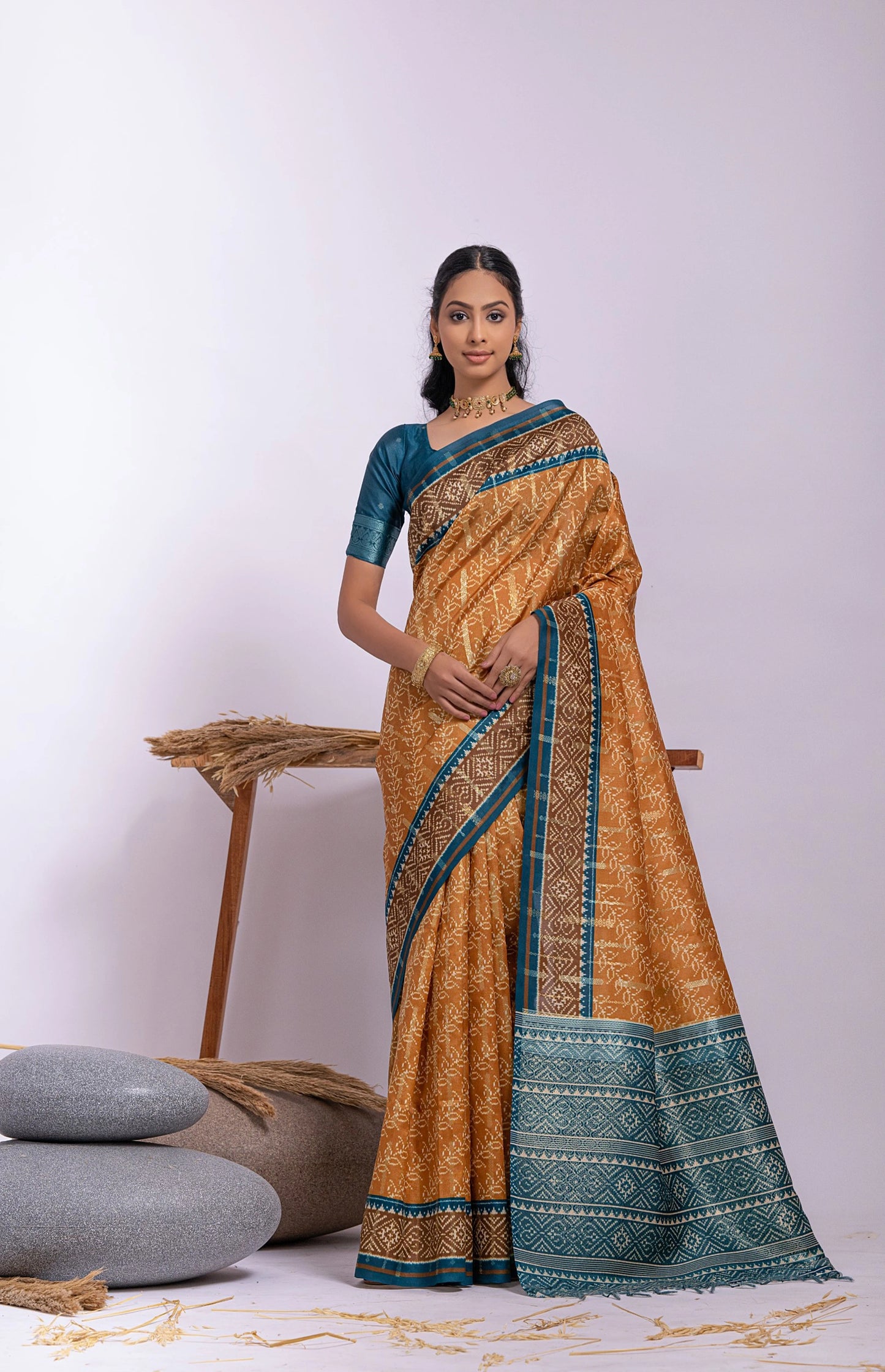 Tussar Silk Designer Saree