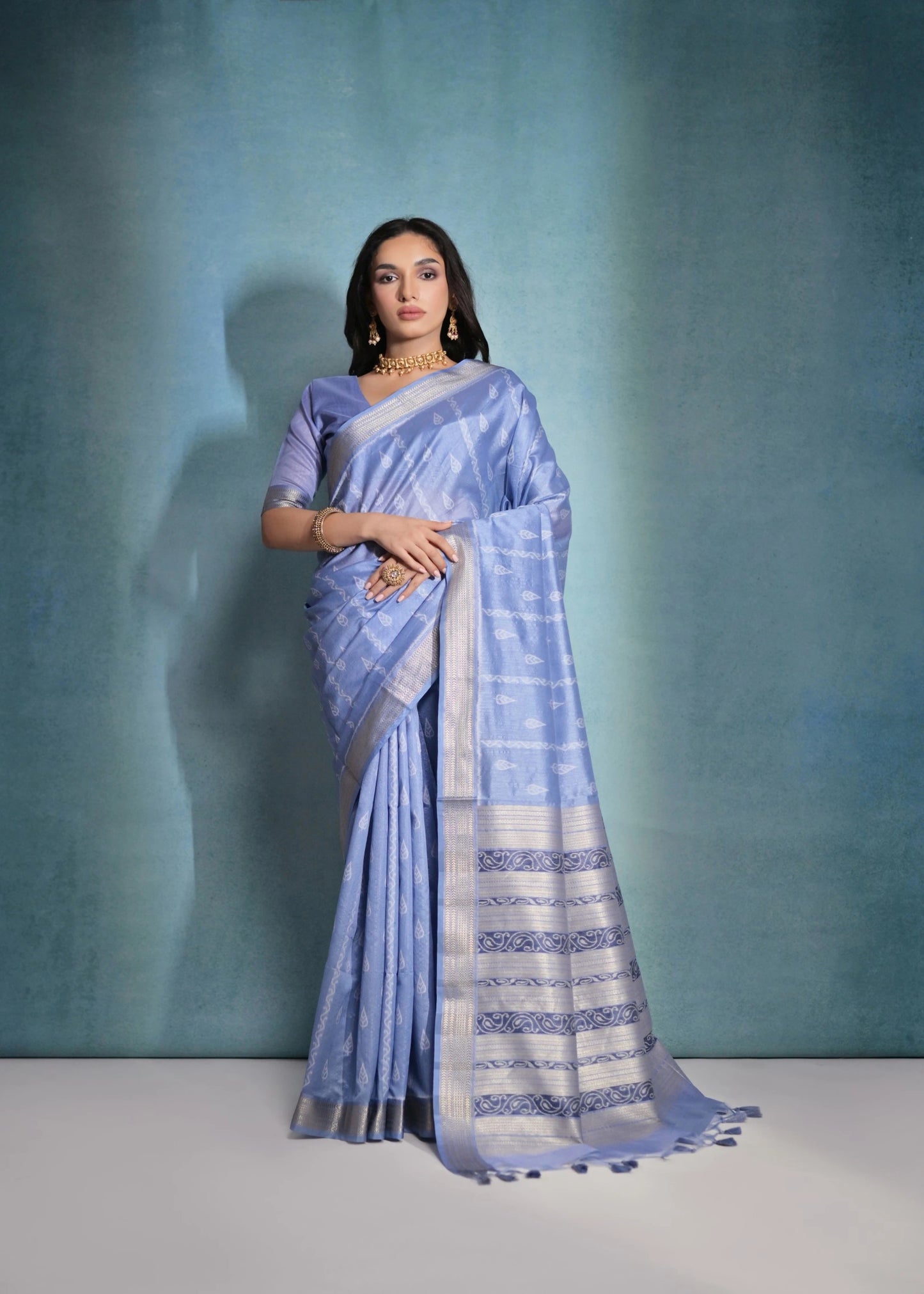 Raw Silk Woven Designer Saree