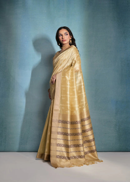 Raw Silk Woven Designer Saree