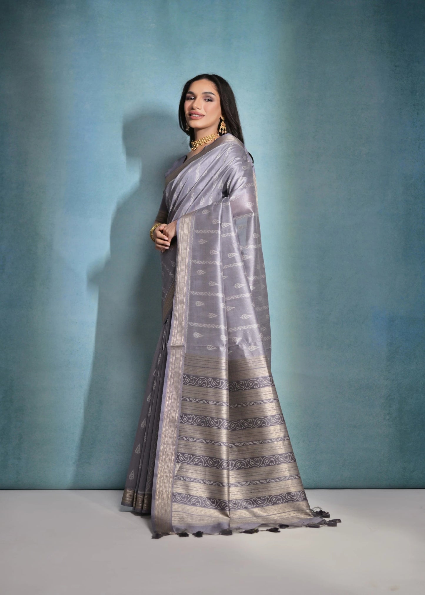 Raw Silk Woven Designer Saree