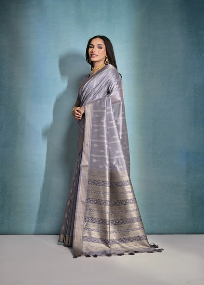 Raw Silk Woven Designer Saree