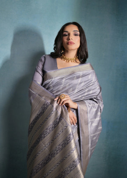 Raw Silk Woven Designer Saree