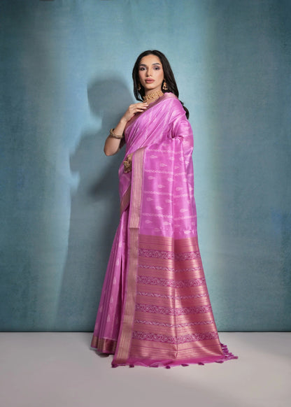 Raw Silk Woven Designer Saree