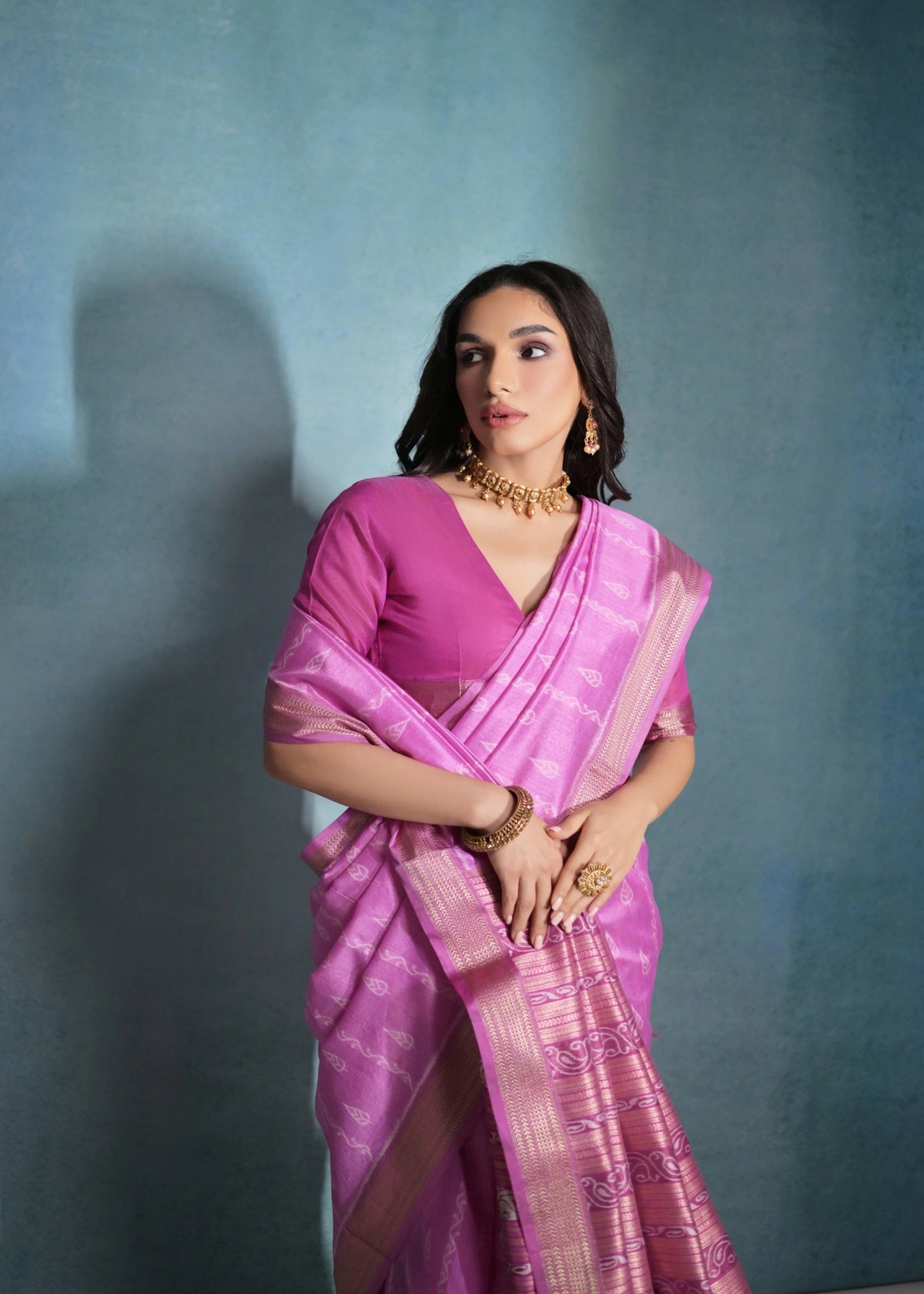 Raw Silk Woven Designer Saree