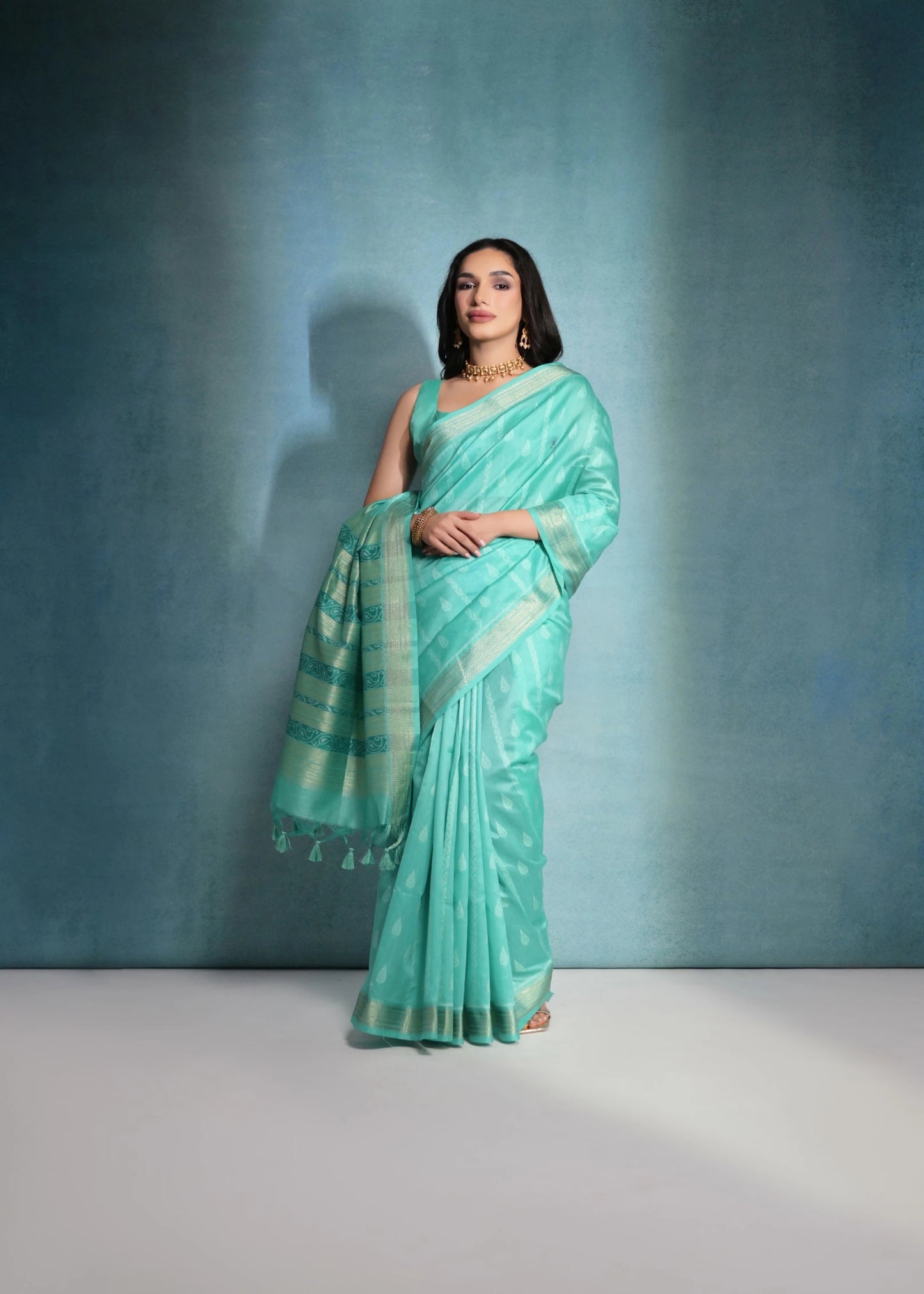 Raw Silk Woven Designer Saree