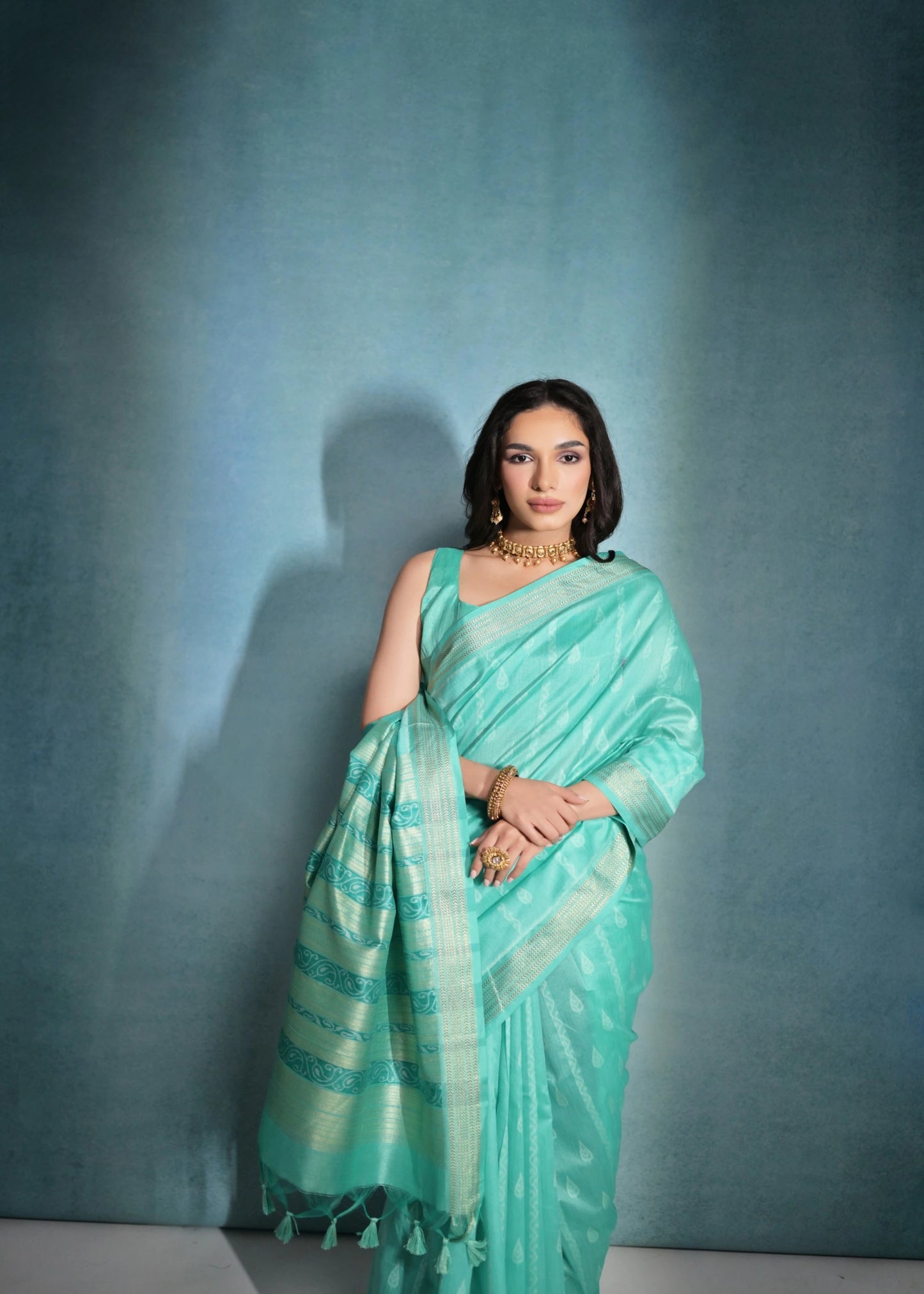 Raw Silk Woven Designer Saree