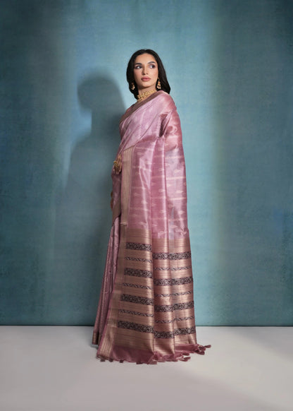 Raw Silk Woven Designer Saree