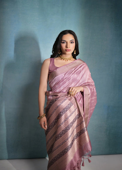 Raw Silk Woven Designer Saree