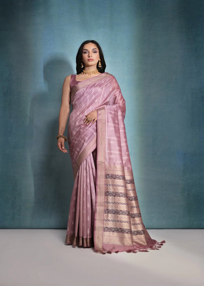 Raw Silk Woven Designer Saree