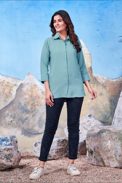 Office Wear Cotton Shirt For Women