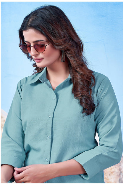 Office Wear Cotton Shirt For Women