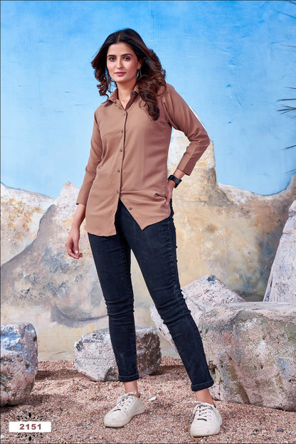 Office Wear Cotton Shirt For Women