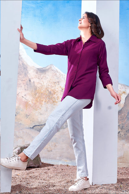 Cotton Office Wear Shirt for Women