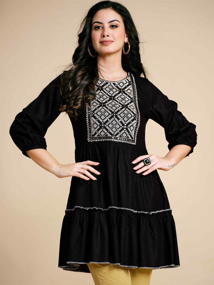 Designer Embroidered Readymade Kurti