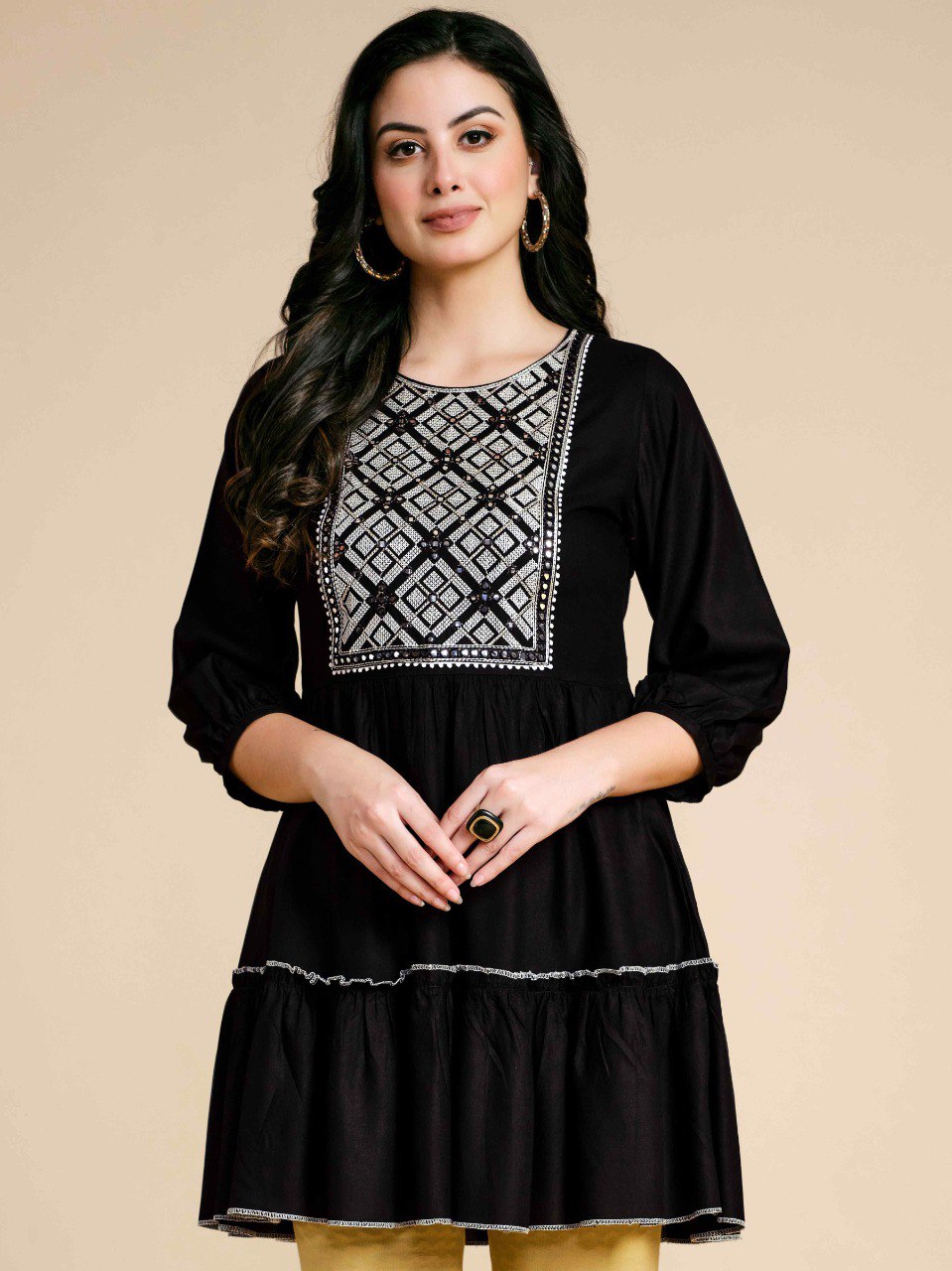 Designer Embroidered Readymade Kurti