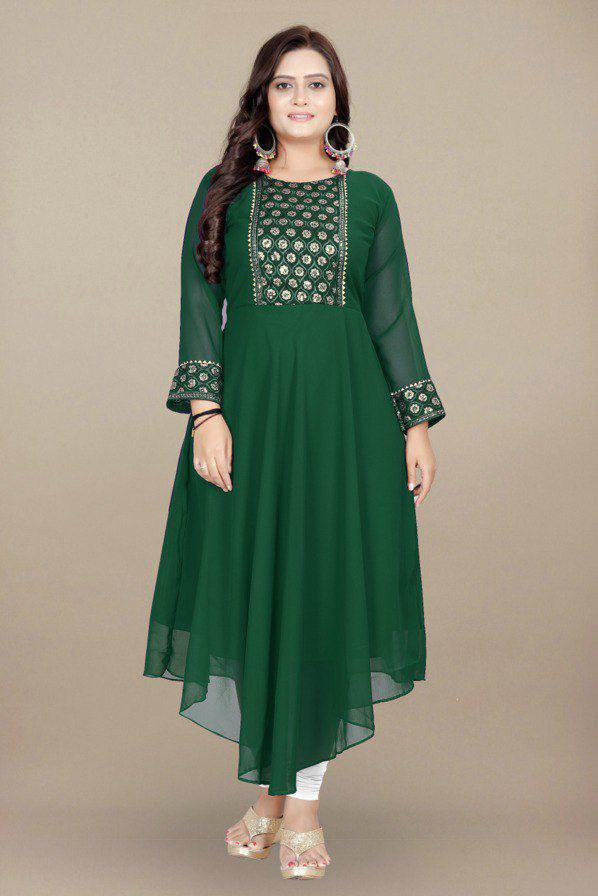 Embroidery Designer Cotton Kurti Collection