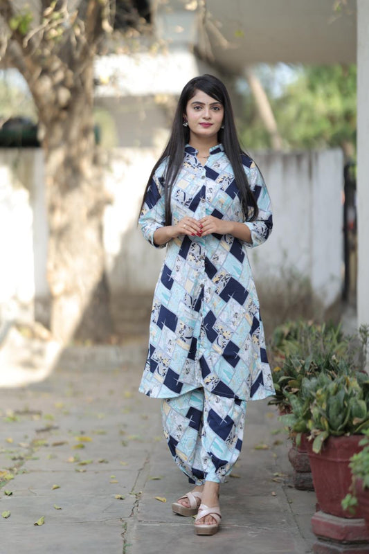 Multicolor Printed Rayon Kurti Collection