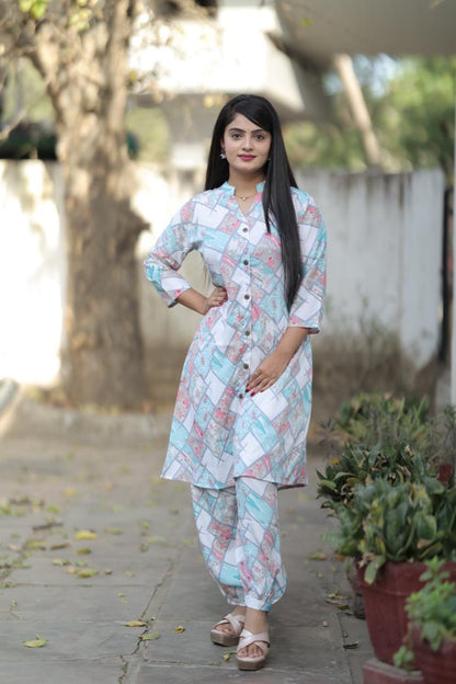 Multicolor Printed Rayon Kurti Collection