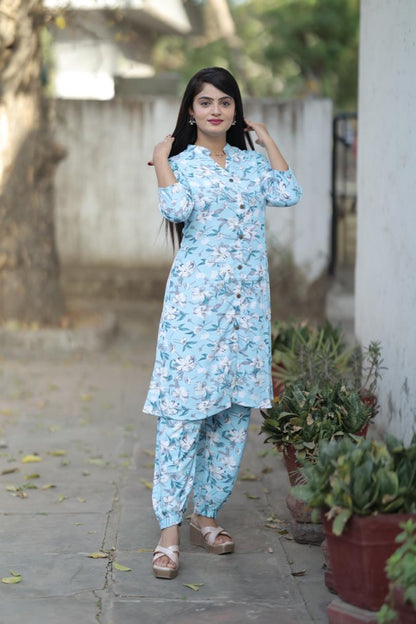 Multicolor Printed Rayon Kurti Collection