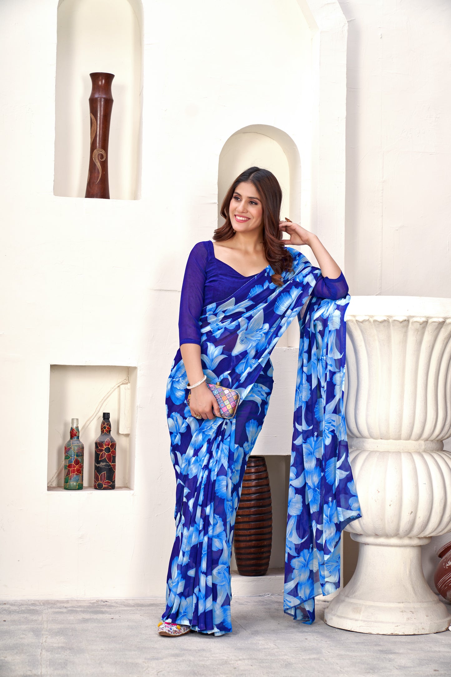 Designer Weightless Printed Saree Collection