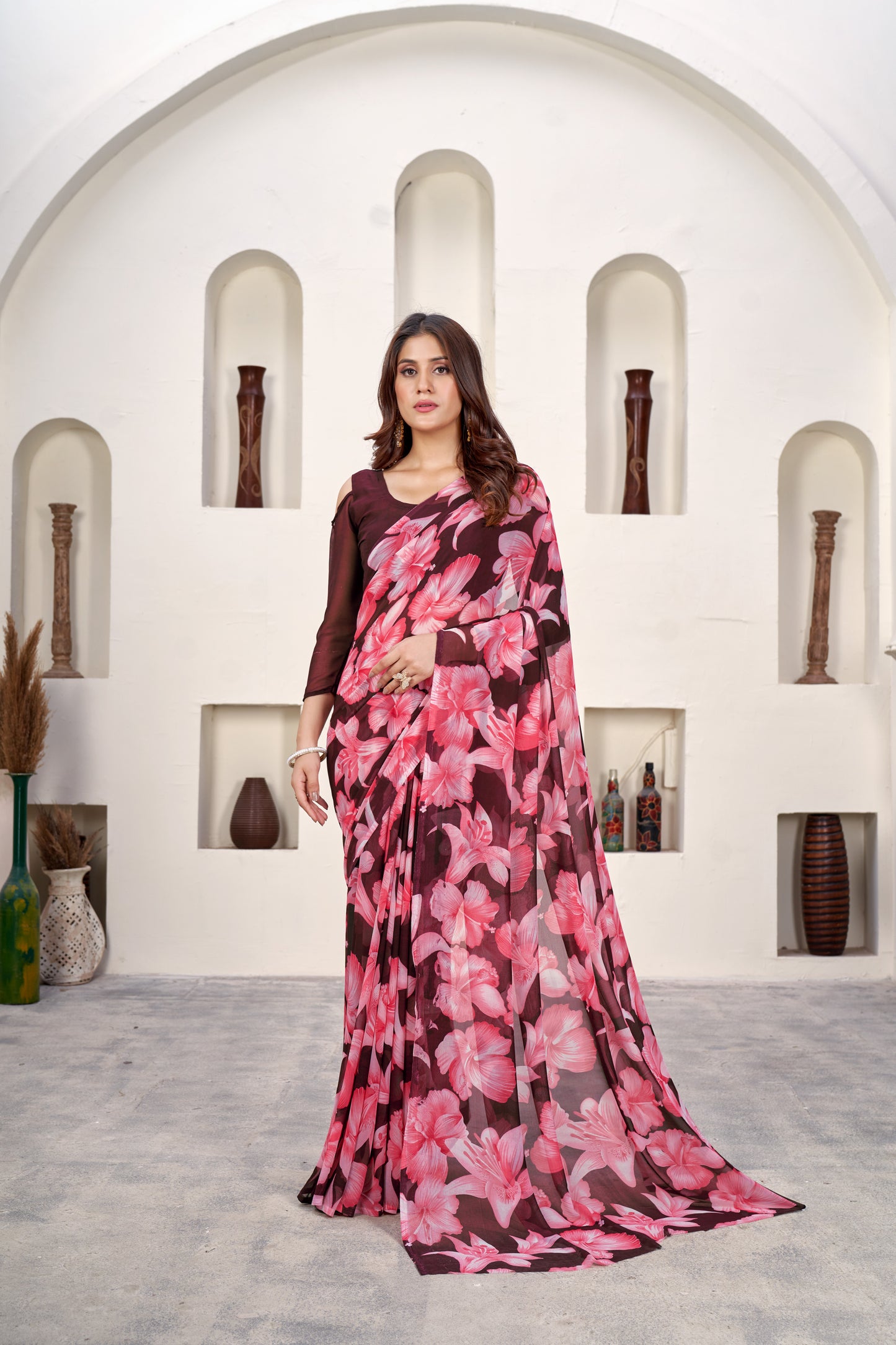 Designer Weightless Printed Saree Collection