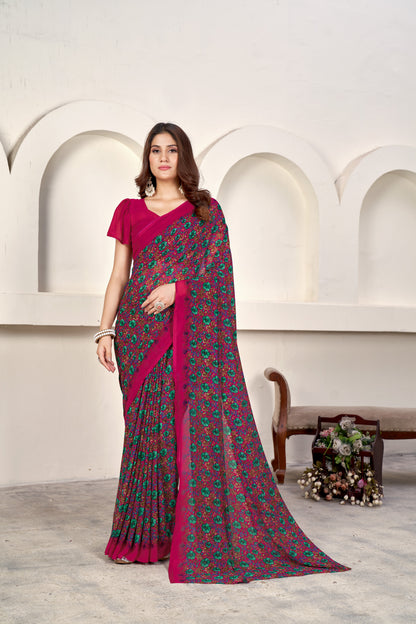 Designer Weightless Printed Saree