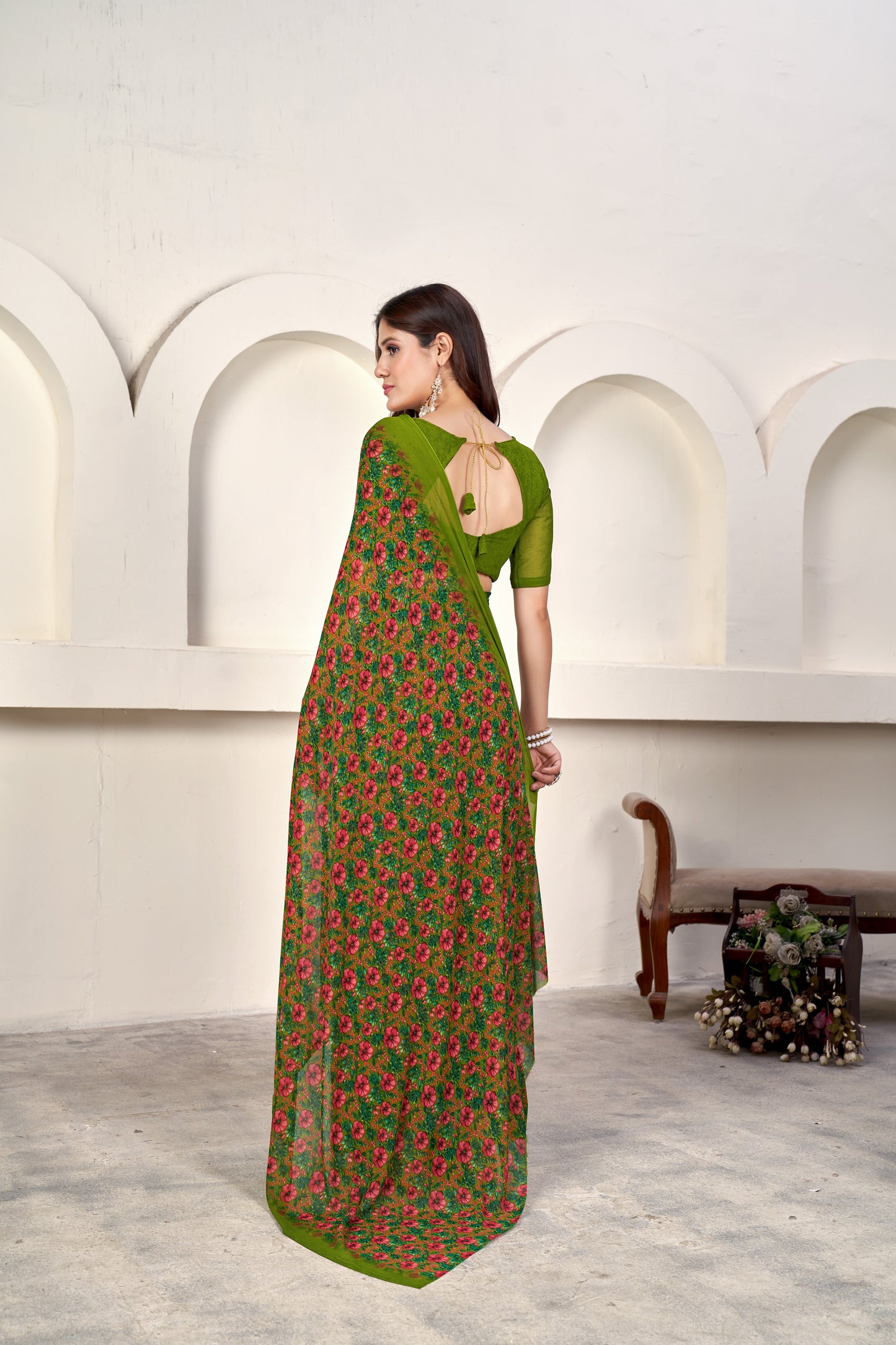 Designer Weightless Printed Saree