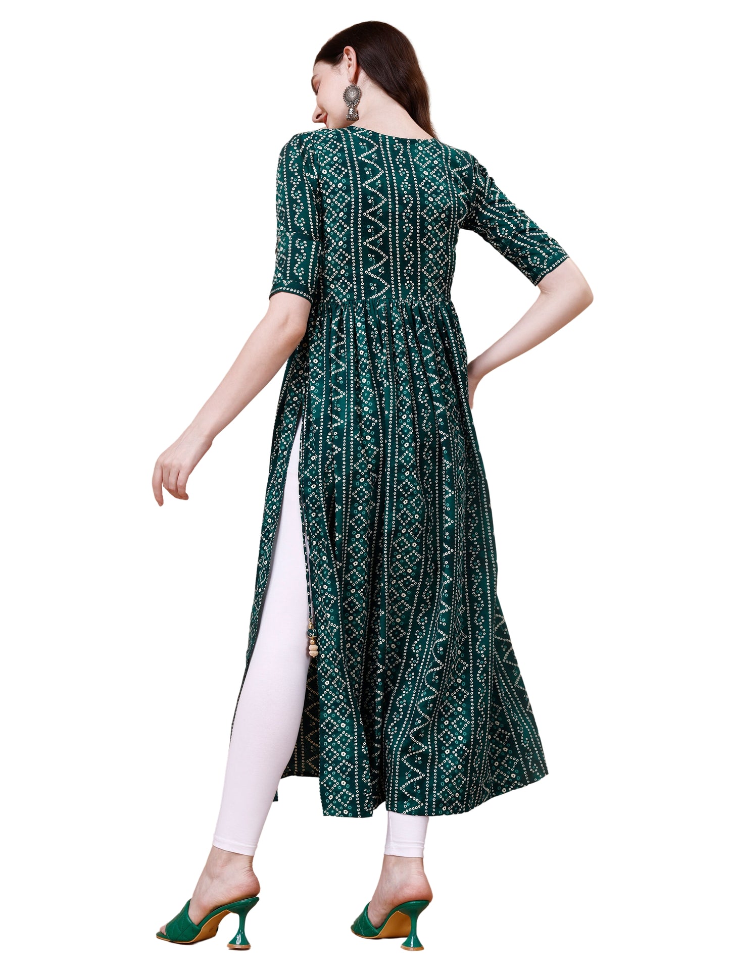 Readymade Long Printed Kurti