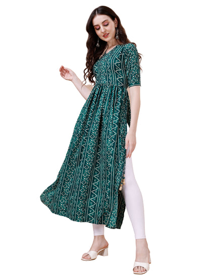 Readymade Long Printed Kurti