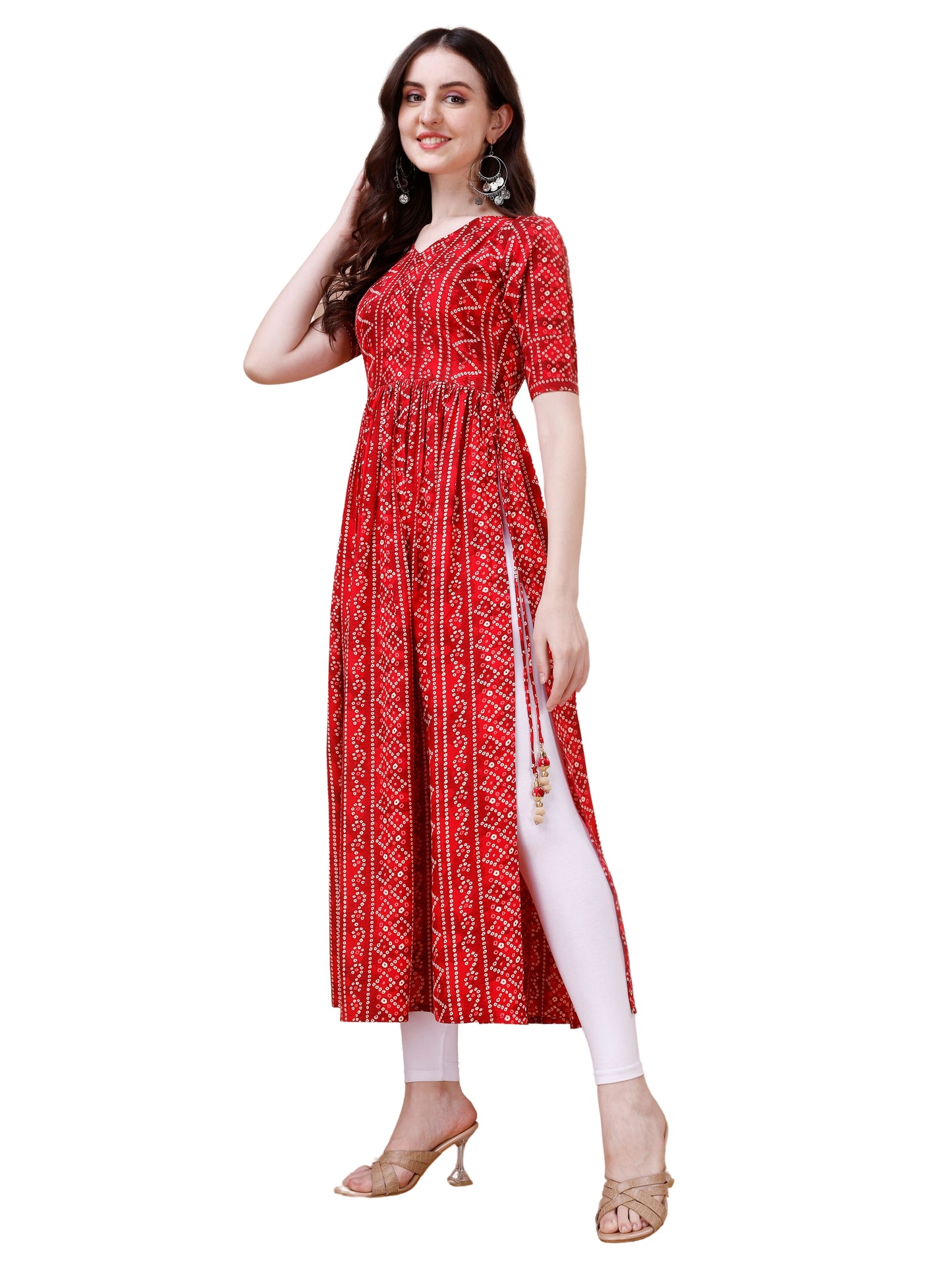 Readymade Long Printed Kurti