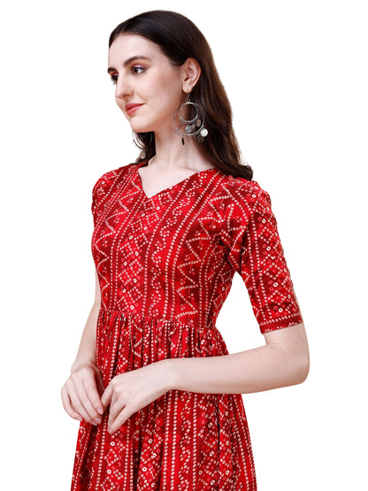 Readymade Long Printed Kurti