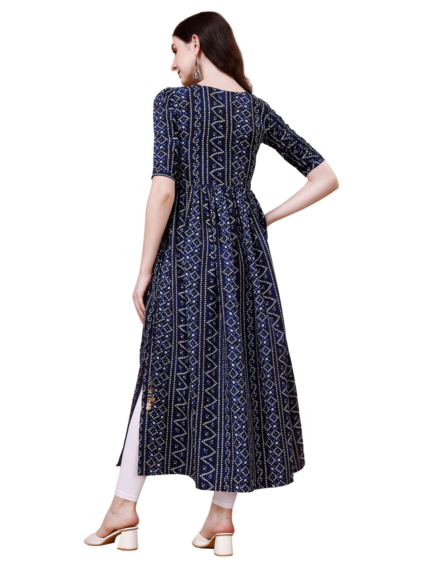 Readymade Long Printed Kurti