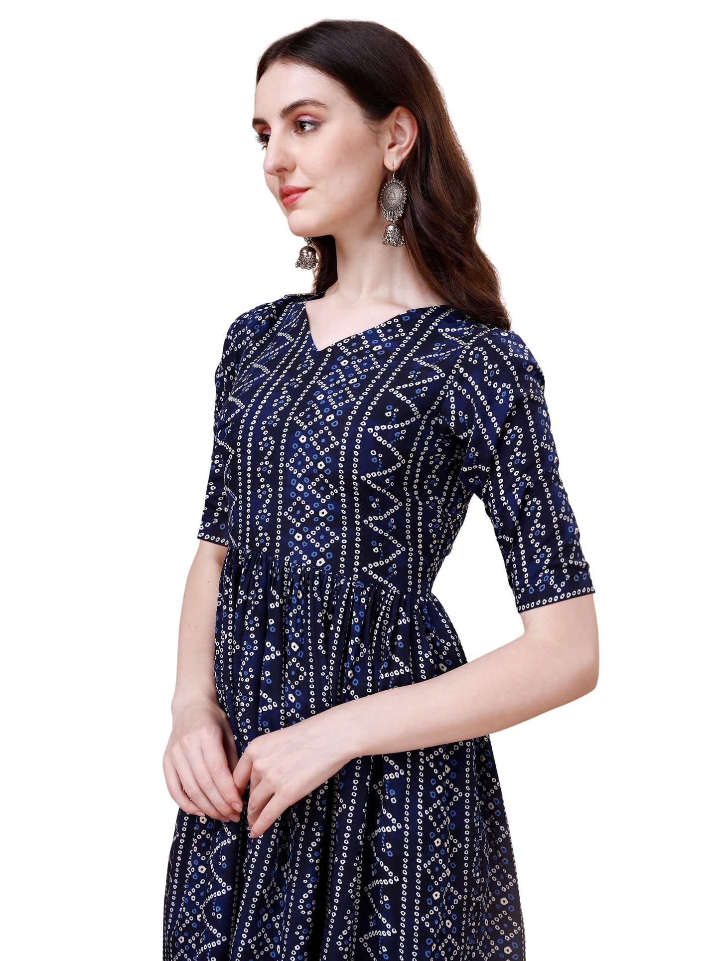 Readymade Long Printed Kurti