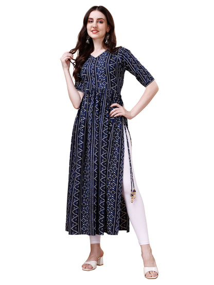 Readymade Long Printed Kurti