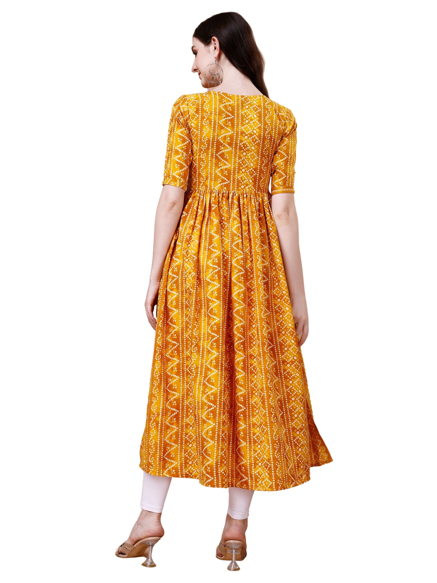 Readymade Long Printed Kurti