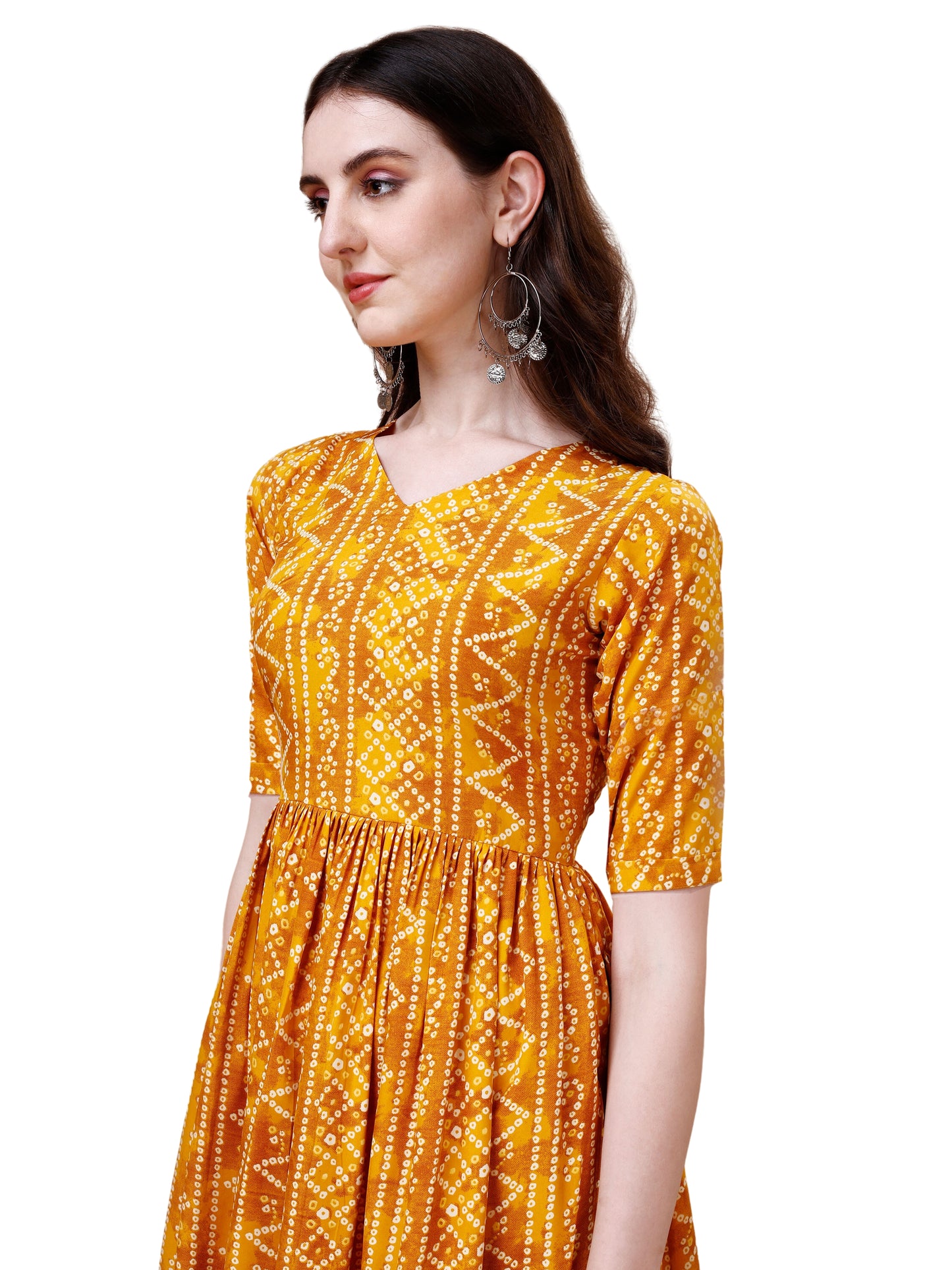 Readymade Long Printed Kurti