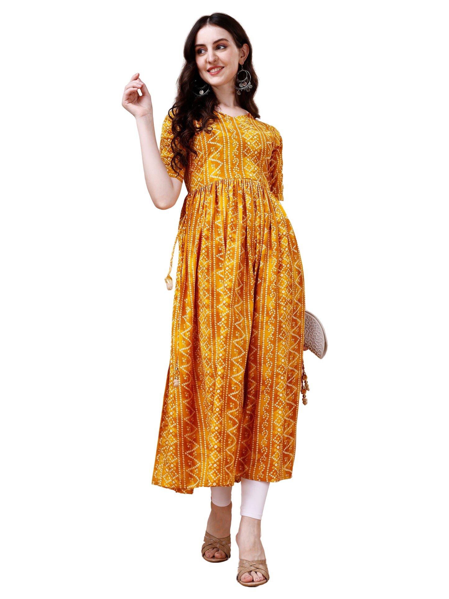 Readymade Long Printed Kurti